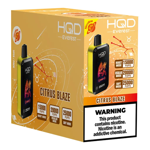 HqdEverest 5pk 5% 25k Citrus Blaze Box (6923742015993)  