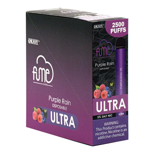 FumeUltra 10pk 5% 2.5k Purple Rain Box (6974710145358) 