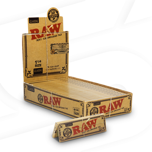 Raw Classic 1 1/4 24 Per Box 20 Year Anniversary Box (716165257509)