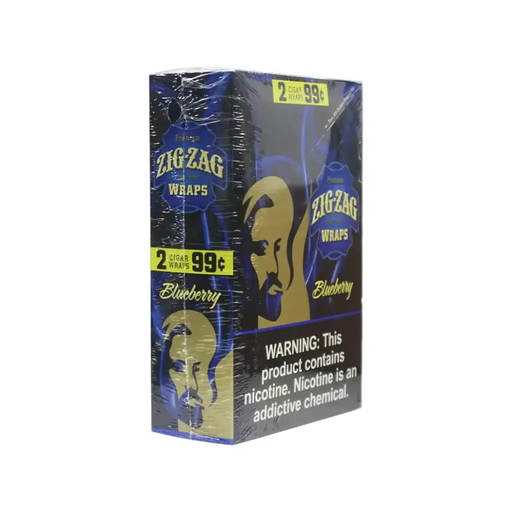 ZigZag Wrap 2 For $0.99 Blueberry Box (784762071606)