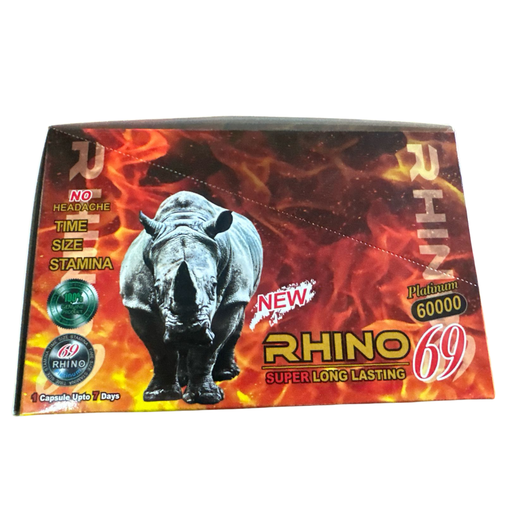 Rhino69 Platinum 60k Super Long Lasting Box (718027651340)