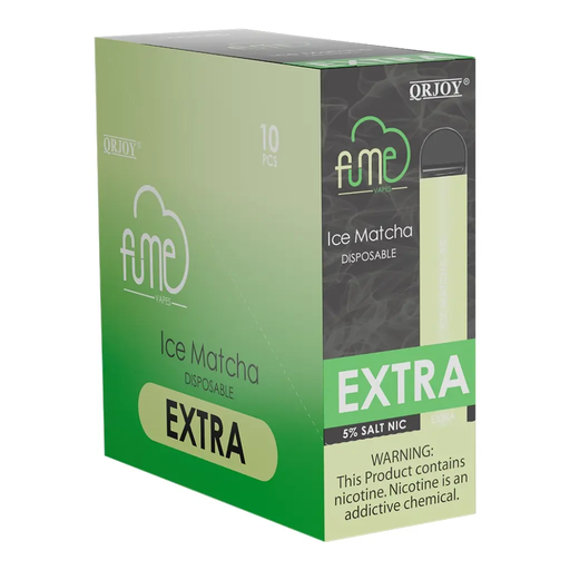 FumeExtra 10pk 5% 1.5k Ice Matcha Box (6974710146737) 