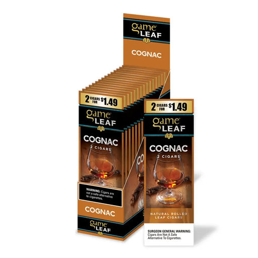 Game Leaf 2 For $1.49 Cognac Box (031700238080)