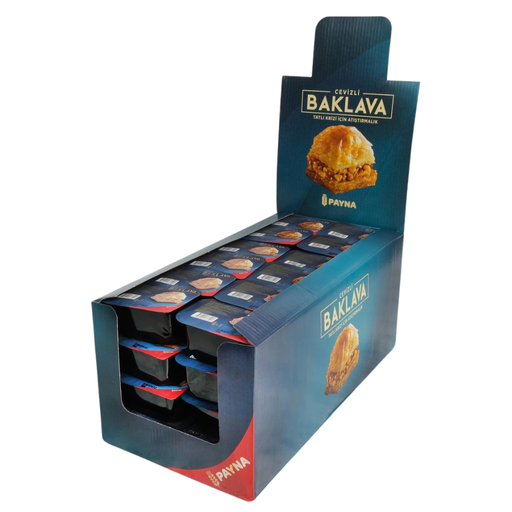 Baklava 48pk 32g 1.1oz Walnut single serve Box (8684041686021) Unit (8684041686007)
