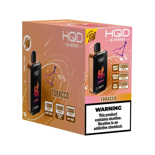 HqdEverest 5pk 5% 25k Tobacco Box (6937105492512) 