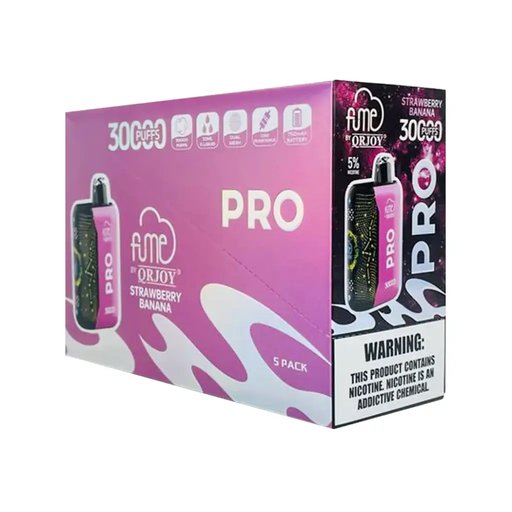 FumePro 5pk 5% 30k Strawberry Banana Box (6941821735778) Unit (6941821735600)