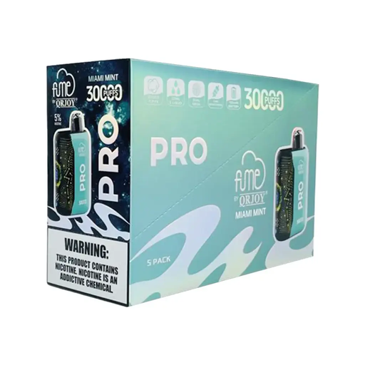 FumePro 5pk 5% 30k Miami Mint Box (6941821735846) Unit (6941821735679)
