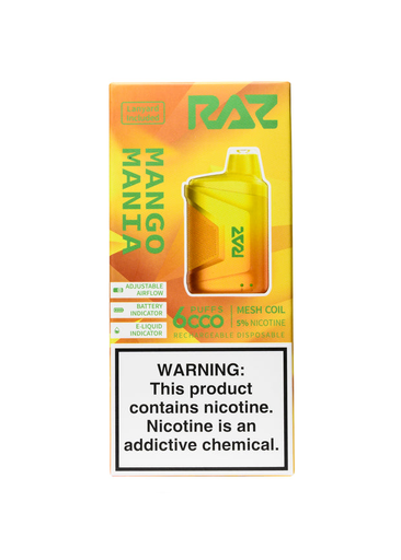 RazCa6000 10pk 5% 6k Mango Mania Box (6975984052472)