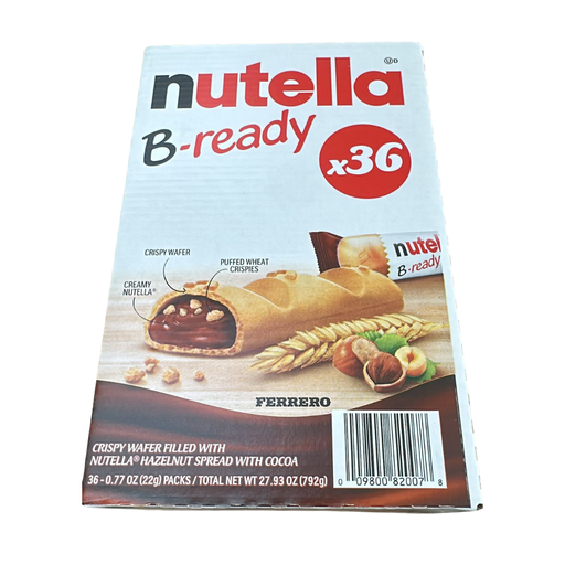 Nutella 36pk 0.77oz 22g B-reaady Box (009800820078)