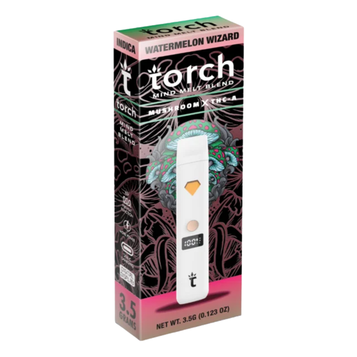 TorchMind Melt Mushroom X Thca 5pk 3.5g Watermelon Wizard (Indica) Box (810142477413)
