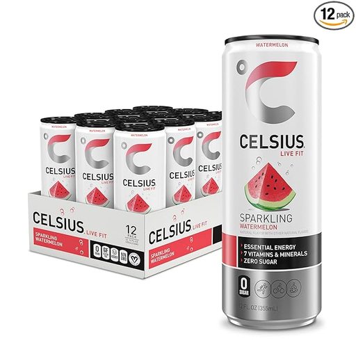 Celsius Sparkling 12pk 12oz Watermelon Box (889392003611)