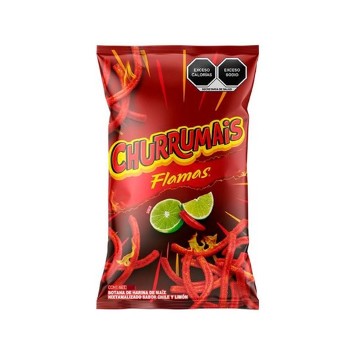 Sabritas 1pk 185g Churrumais Flamin Unit (750047800 5031)