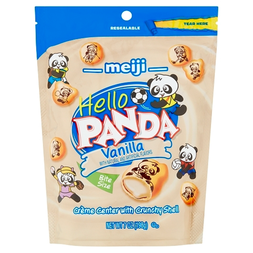 Hello Panda 1pk 7oz Vanilla Creme Filled Bite Size Cookie Box (10072320700936) #/N