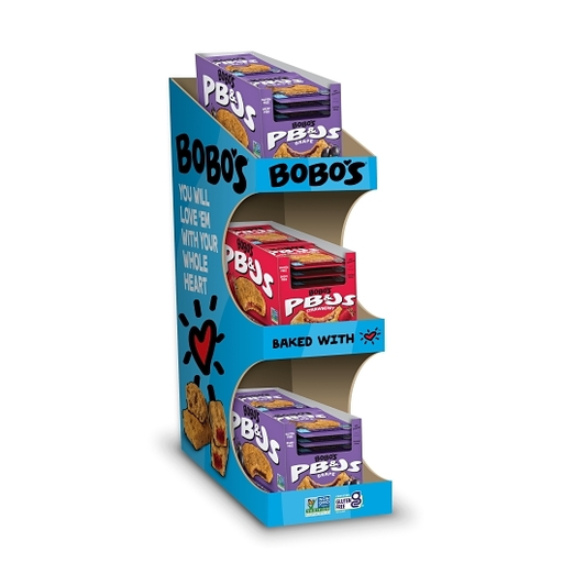 Bobo's Pb&J Shipper 36ct Grape - Strawberry Unit (829262004744) (829262004751)