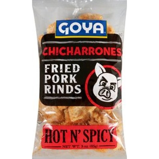 Goya Chicharrones 1pk 3oz Hot & Spicy Box () #/N