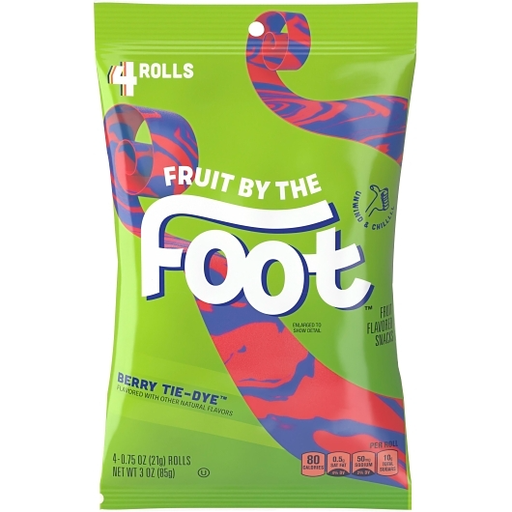 Fruit By The Foot 8pk 3oz Berry Tie-Dye Box (10016000196138) Unit (016000196131)