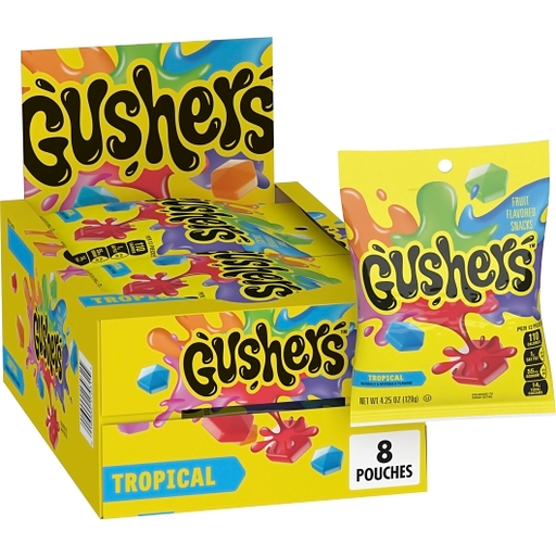 Gusher's 8pk 4.25oz Tropical Box (016000170315) Unit (016000172616)