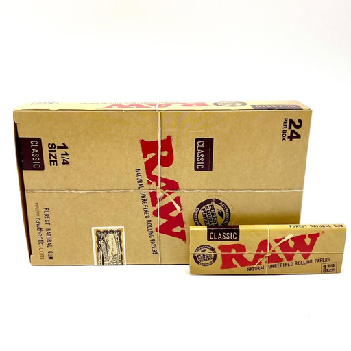 RAW CLASSIC 1 1/4 24 PER BOX - BOX -(716165177326) UNIT - (716165177319)
