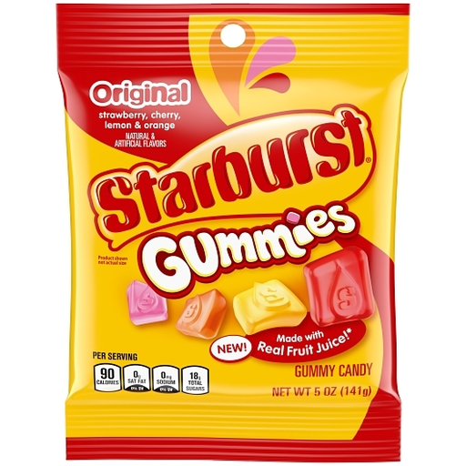 Starburst 1pk 5oz Gummies Original Unit (022000298416)