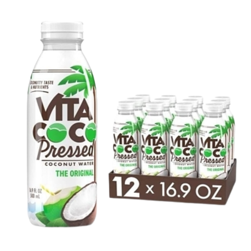 Vita Coco 12pk 16.9oz Coconut Pressed Water The Original Bottle Box () #/N