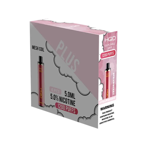 HqdCuvieplus 6pk 5% 1.2k Strawberry Box (6923742020256)