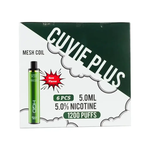 HqdCuvieplus 6pk 5% 1.2k Miami Mint New Box Box (6923742021277)