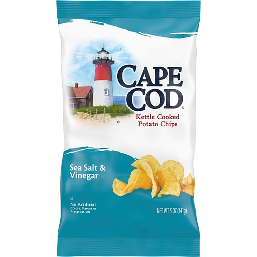 Cape Cod 1pk 5oz Sea Salt & Vinegar Potato Chips Unit (020685003332)