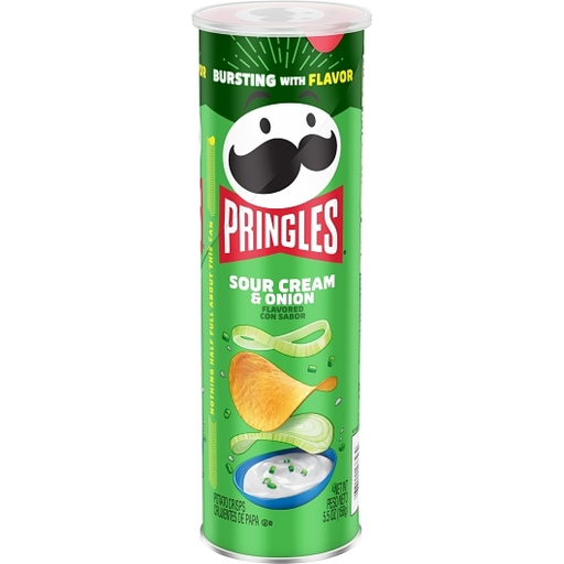 Pringles 1pk 5.5oz Sour Cream & Onion Unit (038000138430)