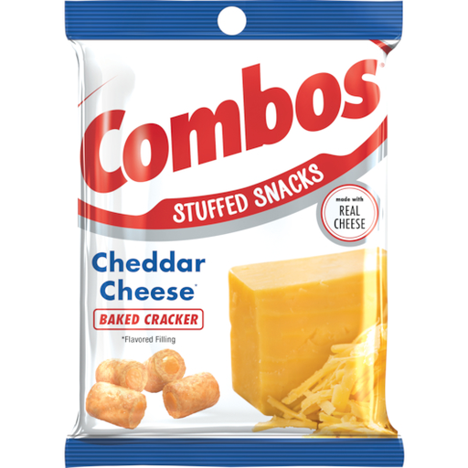 Combos 1pk 6.3oz Cheddar Cheese Baked Cracker Unit (041419420072)