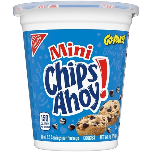 Chips Ahoy 1pk 3.5oz Mini Cookie Original Go aks Box (00044000044602) Unit (044000032111)