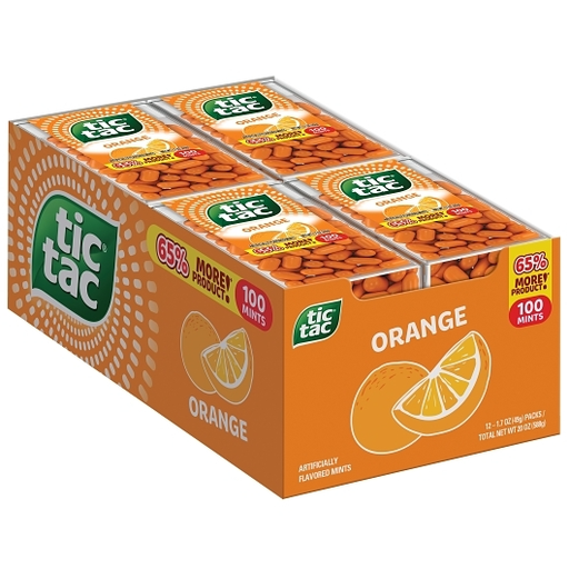 TicTac 12pk 1.7oz Orange Box (009800053858) Unit (009800001033)