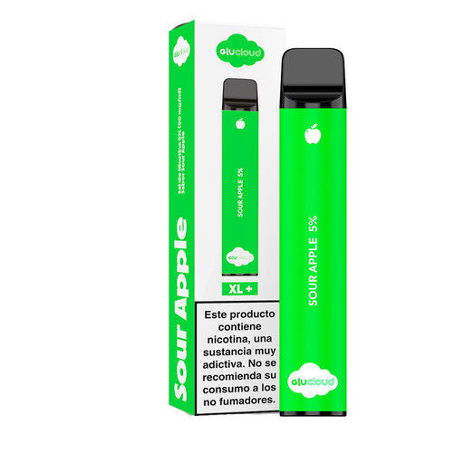 GluXL 5% 2.5K Sour Apple Box (765066728526) Unit (76506728519)