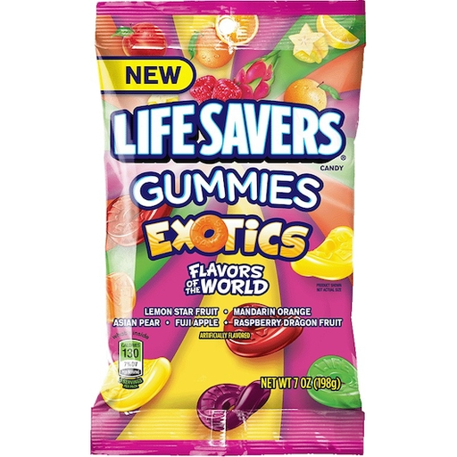 Life Savers Gummies 1pk 7oz Exotics Box (10022000275971) Unit (022000073815)
