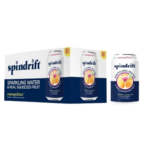Spindrift 8pk 12oz Lime Sparkling Cranberry Orange Water Box () Unit () #/N