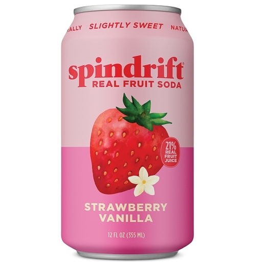 Spindrift 12pk 12oz Soda Strawberry Vanilla Box () Unit () #/N
