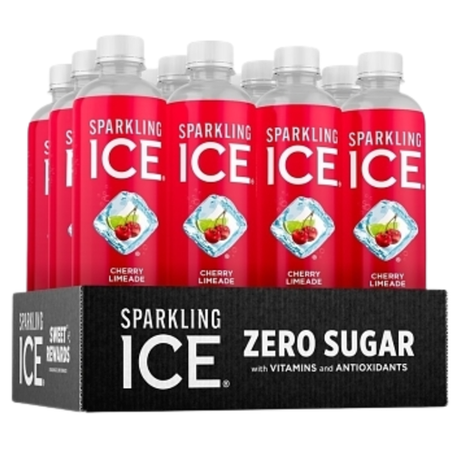 Sparkling Ice 12pk 17oz Cherry Limeade Sparkling Water Zero Sugar Box () Unit () #/N