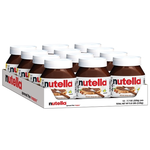 Nutella 12pk 7.7oz Hazelnut Spread With Cocoa Box (10009800802217) Unit (009800802203)