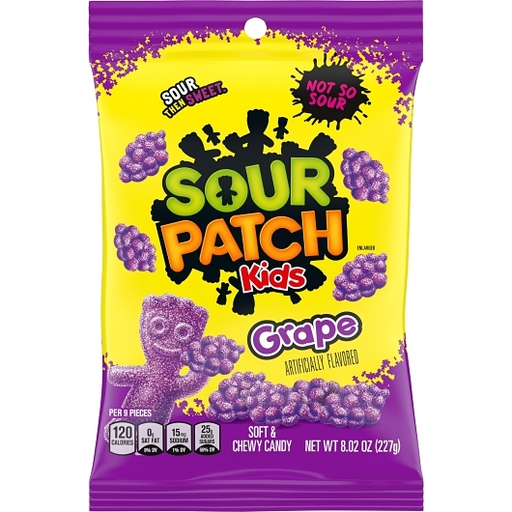 Sour Patch 1pk 3oz Kids Grape Box (10070462009023) Unit  (070462009033)