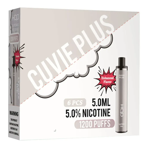 HqdCuvieplus 6pk 5% 1.2k Lychee Ice Box (6971578996948) Unit (6971578996818)