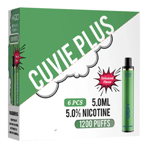 HqdCuvieplus 6pk 5% 1.2k Bubble Water Box (6973826701557)