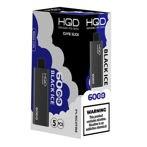 HqdSlick 5pk 5% 6k Black Ice Box (6937105434550) Unit (6937105434543)