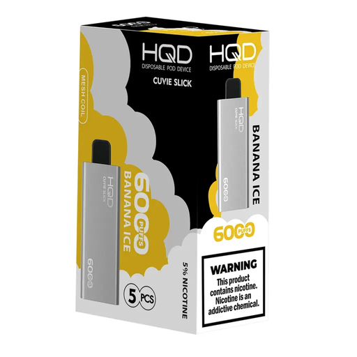 HqdSlick 5pk 5% 6k Banana Ice Box (6937105437223) Unit (6937105437216)