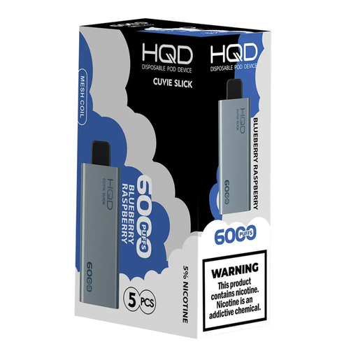HqdSlick 5pk 5% 6k Blueberry Raspberry Box (6937105436943) Unit (6937105436936)