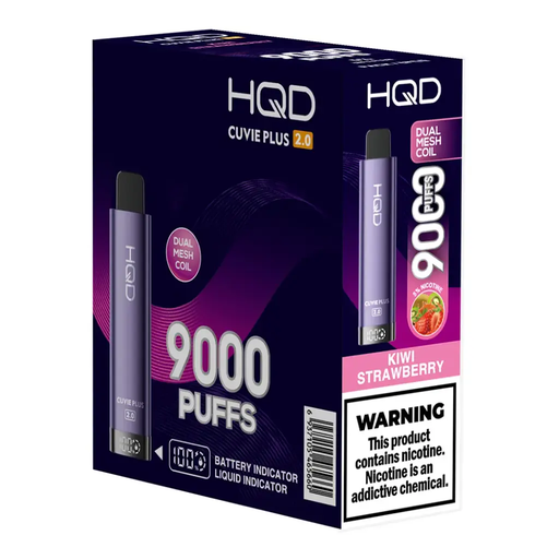 HqdCuviePlus 2.0 5pk 5% 9k Kiwi Strawberry Box (6937105465660) Unit (6937105465677)