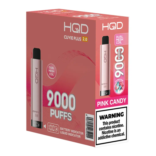HqdCuviePlus 2.0 5pk 5% 9k Pink Candy Box (6937105465240)