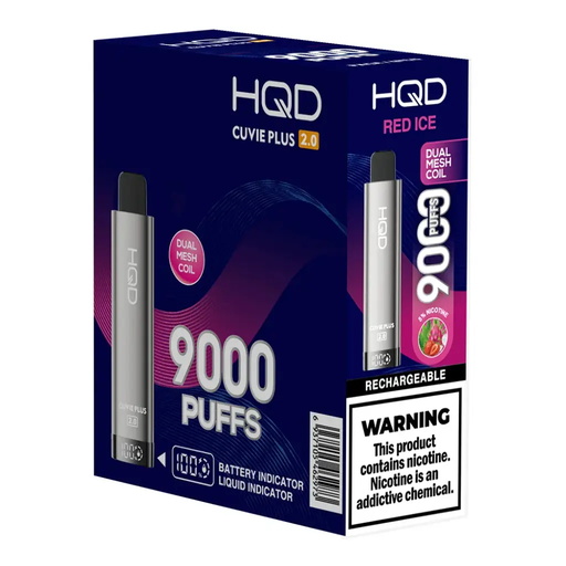 HqdCuviePlus 2.0 5pk 5% 9k Red Ice Box (6937105462973)