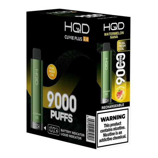 HqdCuviePlus 2.0 5pk 5% 9k Watermelon Nana Box (6937105462898) Unit (6937105456149)