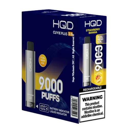 HqdCuviePlus 2.0 5pk 5% 9k Strawberry Banana Box (6937105463093)