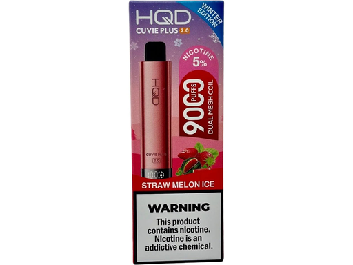 HqdCuviePlus 2.0 5pk 5% 9k Straw Melon Ice Box (6937105476512)