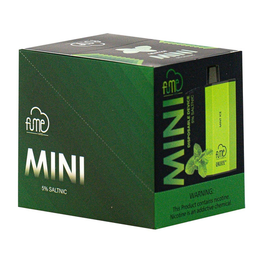 FumeMini 10pk 5% 600 Mint Ice Box (6974710140018)